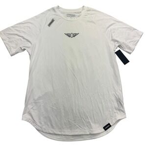 Legends Enzo SS Shirt Mens Large White Performance T-Shirt Tee New Olympic Club